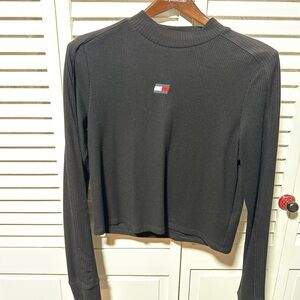 Tommy Hilfiger Black Long Sleeve Top